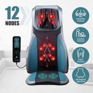 Detailed information about the product Full Body Massage Cushion Shiatsu Neck Back Massager Chair Pad Car Massaging Seat-Blue