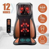 Detailed information about the product Full Body Massage Cushion Shiatsu Neck Back Massager Chair Pad Car Massaging Seat-Orange