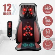 Detailed information about the product Full Body Massage Cushion Shiatsu Neck Back Massager Chair Pad Car Massaging Seat-RED