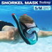 Full Face Snorkelling Mask Bestway Flowtech S/M Adults Anti Fog Dual Snorkel Tubes 180Â° Panoramic Dry Top Swimming Goggles Silicone Diving Gear 14+. Available at Crazy Sales for $49.90