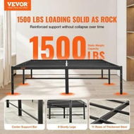 Detailed information about the product Full Size Bed Frame, 14 inch Metal Bed Frame Platform, 1500 lbs Loading Capacity Bed Fram Noise Free, Heavy Duty Mattress Foundation, Easy Assembly