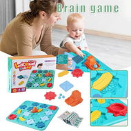 Detailed information about the product Fun Road Maze Engineering Rail Car Montessori Busy Board Games Thinking Logic Assembling Challenge Educational Interactive Toys