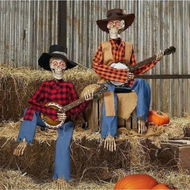 Detailed information about the product Funny Animated Dueling Banjo Skeletons. Funny Animated Dueling Banjo Skeletons for Halloween