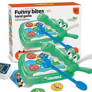 Detailed information about the product Funny Bite's Hand Game, Fast Reflex Training for Teens and Men Women, Party Games with Animal Design, Multiple Challenge Modes, and Portable Storage, Green