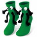 Funny Hand Holding Socks Gifts for Women Men Couples Crazy Silly Socks Cute Preppy Stuff Cool Gag Gifts Green. Available at Crazy Sales for $12.95