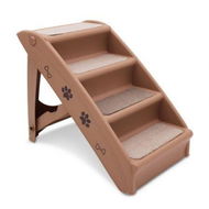 Detailed information about the product Furtastic 50cm Foldable Step Ladder Stairs - Brown