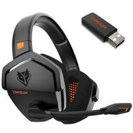 Detailed information about the product G06 3-in-1 Wireless Gaming Headset with Microphone for PS5, PS4, PC, Mac, Switch, and Controllers,Black Orange