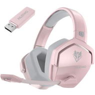 Detailed information about the product G06 Dual Wireless Gaming Headset with Microphone for PS5, PS4, PC, Low Latency Audio, 40-Hour of Playtime, 50mm Drivers (Pink)