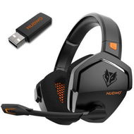 Detailed information about the product G06 Wireless Gaming Headset with Microphone for PS5, PS4, PC, Mac, 3-in-1, 2.4GHz Wireless for PlayStation, Bluetooth Mode for Switch, Wired Mode for Controller,Black Orange