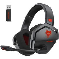 Detailed information about the product G06 Wireless Gaming Headset with Microphone for PS5, PS4, PC, Mac, 3-in-1, 2.4GHz Wireless for PlayStation, Bluetooth Mode for Switch, Wired Mode for Controller,Black Red