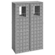 Detailed information about the product Gabion Basket Posts 2 Pcs 40x40x140 Cm Iron