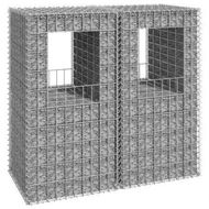 Detailed information about the product Gabion Basket Posts 2 pcs 50x50x100 cm Iron