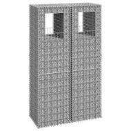 Detailed information about the product Gabion Basket Posts 2 Pcs 50x50x180 Cm Iron