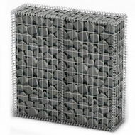 Detailed information about the product Gabion Basket With Lids Galvanised Wire 100 X 100 X 30 Cm