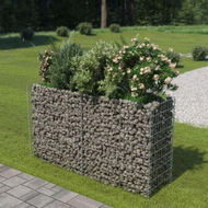 Detailed information about the product Gabion Planter Galvanised Steel 180x50x100 Cm