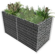 Detailed information about the product Gabion Planter Steel 180x90x100 Cm Silver