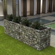 Detailed information about the product Gabion Planter Steel 360x90x100 Cm