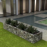 Detailed information about the product Gabion Planter Steel 360x90x50 Cm