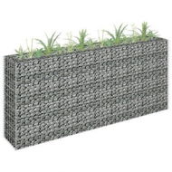 Detailed information about the product Gabion Raised Bed Galvanised Steel 180x30x90 Cm