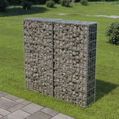 Gabion Wall Galvanised Steel With Covers