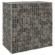 Detailed information about the product Gabion Wall With Covers Galvanised Steel 100x60x100 Cm