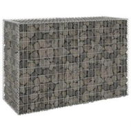 Detailed information about the product Gabion Wall With Covers Galvanised Steel 150x60x100 Cm