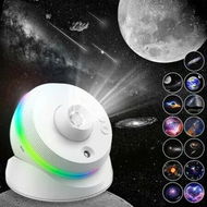 Detailed information about the product Galaxy Projector 13 in 1 Meteor HD Planetarium Star Projector 360 Degree Rotating Extra-Large Area,Timed Starry Night Light for Bedroom Ceiling Home Theater