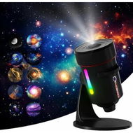 Detailed information about the product Galaxy Projectorï¼ŒUpgraded 4K HD Star Projector Lens, 10 Realistic Nebula Scenarios Room Lights for Bedrooms Home Theaters Kids Rooms, Black