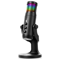 Detailed information about the product Gaming Microphone USB-C RGB Cardioid Touch Mute LED Status Crusader