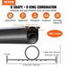 Garage Door Seals Bottom Rubber, U Shape +O Ring Garage Door Bottom Weather Seal with Pre-drilled Aluminum Track Retainer Kit, 16ft 5/16 inch T-ends and 3 3/4 inch Width, for Doors, Black. Available at Crazy Sales for $64.95