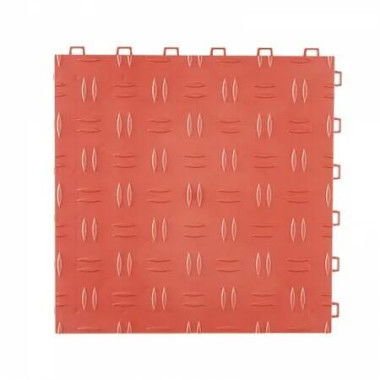 Garage Tiles Interlocking 12x12 in 25 Pack Garage Flooring Tiles Red