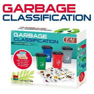 Detailed information about the product GARBAGE CLASSIFICATION GAME Disposal Recycling Toy Roadside Trash Can Kids Educational Card game