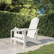 Detailed information about the product Garden Adirondack Chair HDPE White