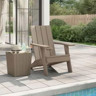 Detailed information about the product Garden Adirondack Chair Light Brown 75x88.5x89.5cm Polypropylene