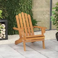 Detailed information about the product Garden Adirondack Chair Solid Acacia Wood