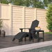 Garden Adirondack Chair with Footstool & Table HDPE Anthracite. Available at Crazy Sales for $299.95