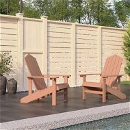 Detailed information about the product Garden Adirondack Chairs 2 pcs HDPE Brown