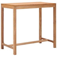 Detailed information about the product Garden Bar Table 110x60x105 Cm Solid Teak Wood