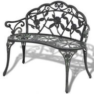 Detailed information about the product Garden Bench 100 Cm Cast Aluminium Green