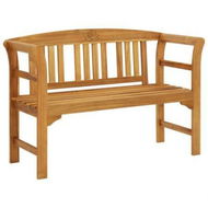 Detailed information about the product Garden Bench 114 Cm Solid Acacia Wood