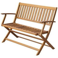 Detailed information about the product Garden Bench 120 Cm Solid Acacia Wood