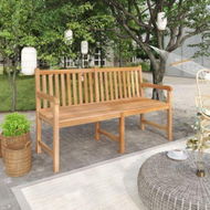 Detailed information about the product Garden Bench 150 Cm Solid Teak Wood