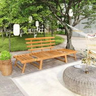 Detailed information about the product Garden Bench 2-in-1 190 cm Solid Acacia Wood