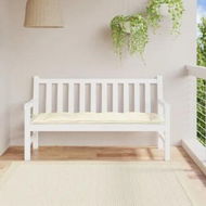 Detailed information about the product Garden Bench Cushion Cream 150x50x7 cm Oxford Fabric