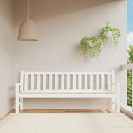 Detailed information about the product Garden Bench Cushion Cream 200x50x7 cm Oxford Fabric