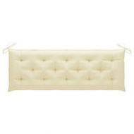 Detailed information about the product Garden Bench Cushion Cream White 150x50x7 Cm Fabric