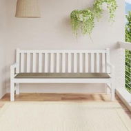 Detailed information about the product Garden Bench Cushion Taupe 180x50x3 cm Oxford Fabric