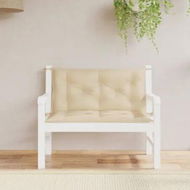 Detailed information about the product Garden Bench Cushions 2 pcs Beige 100x50x7 cm Oxford Fabric