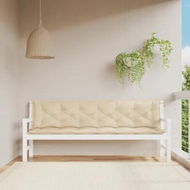 Detailed information about the product Garden Bench Cushions 2 pcs Beige 200x50x7 cm Oxford Fabric