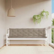 Detailed information about the product Garden Bench Cushions 2 pcs Taupe 200x50x7 cm Oxford Fabric